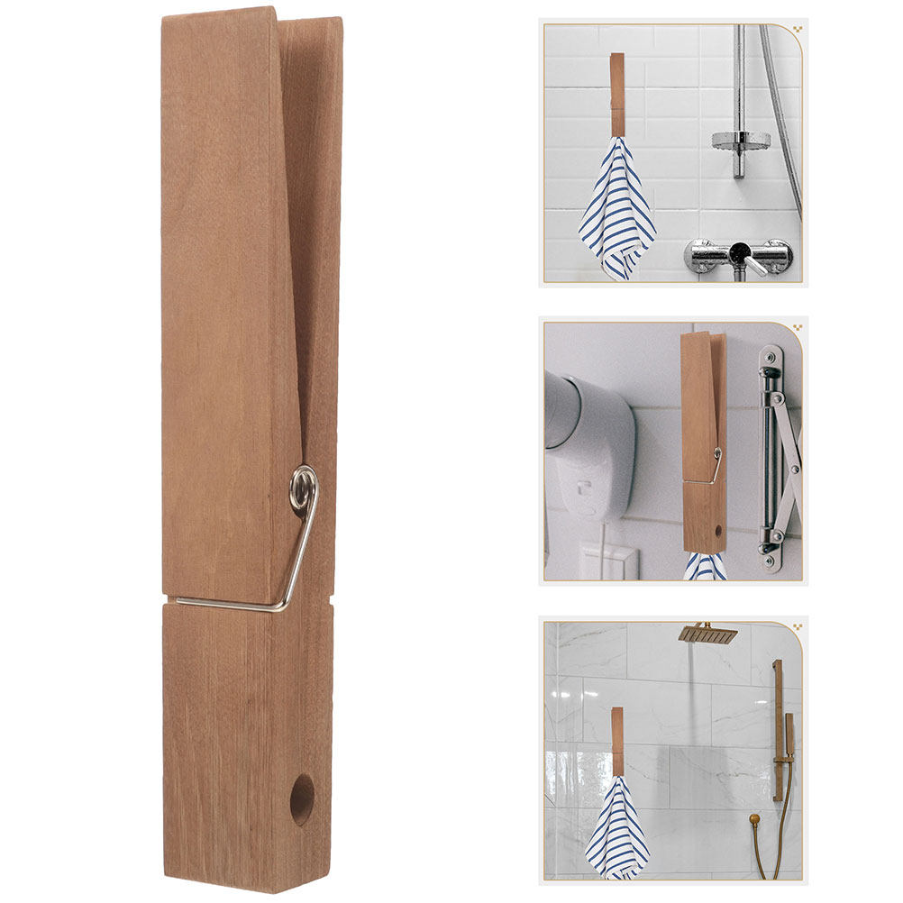 Beach Towel Large - Giant Wooden Clothespin Large Towel Holder