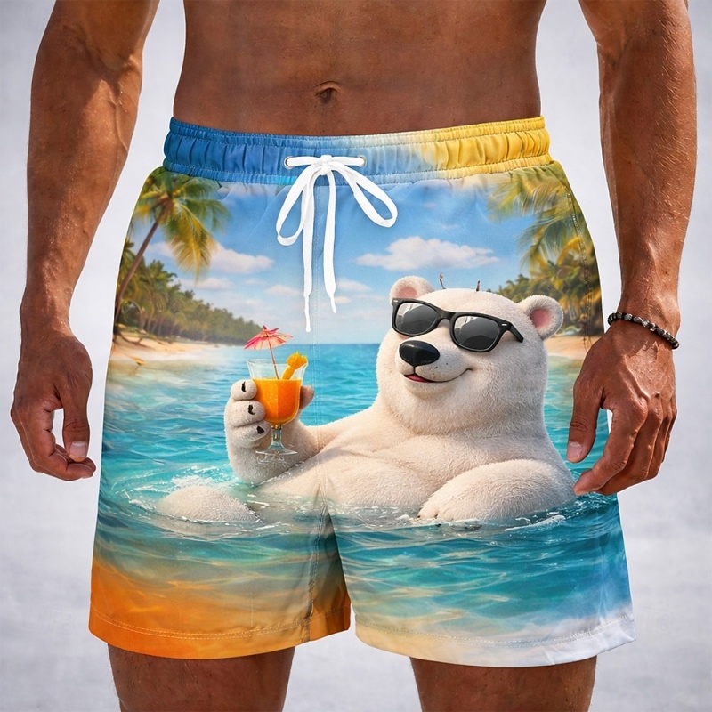 Funny Vacation Animal Graphic  - Trunks Board Surf review and price