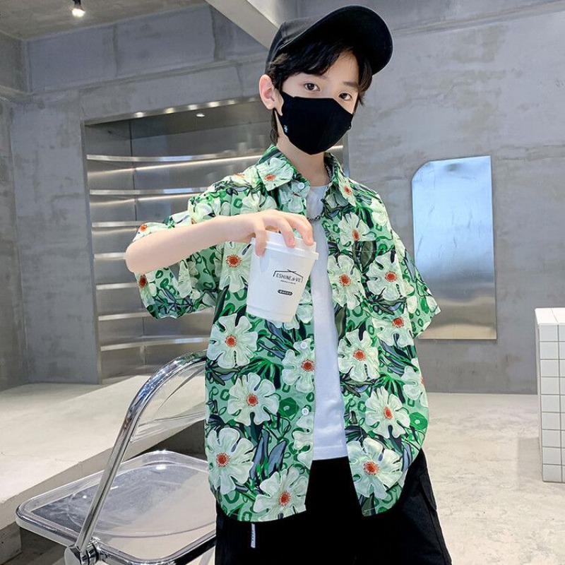 Boys' Floral Shirt Summer Set  - Resort Shirt Floral review and price