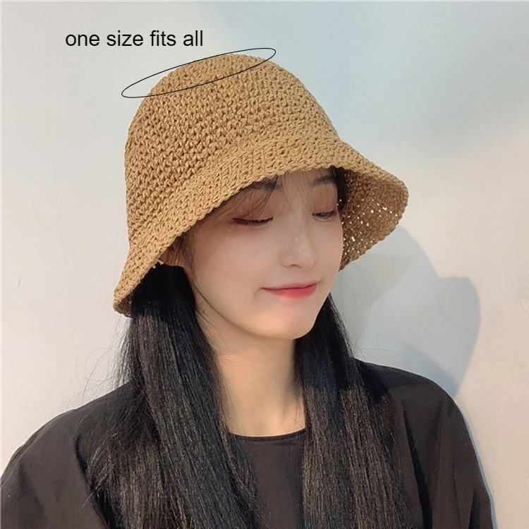 Foldable Handmade Woven Bucket - Bucket Hat Straw review and price