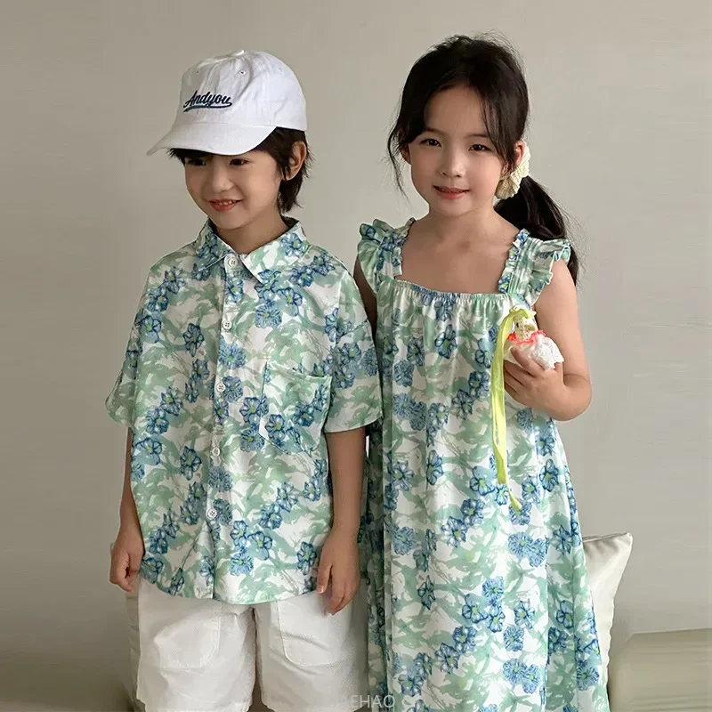 Look Boys Shirts Korean Childr - Resort Shirt Floral review and price