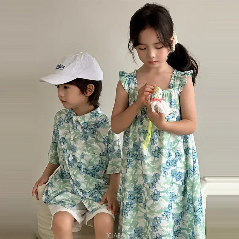 Look Boys Shirts Korean Childr - Resort Shirt Floral review and price
