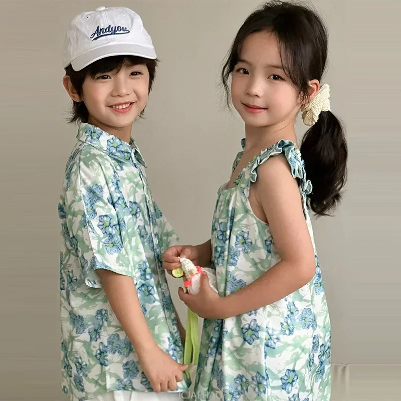 Look Boys Shirts Korean Childr - Resort Shirt Floral review and price