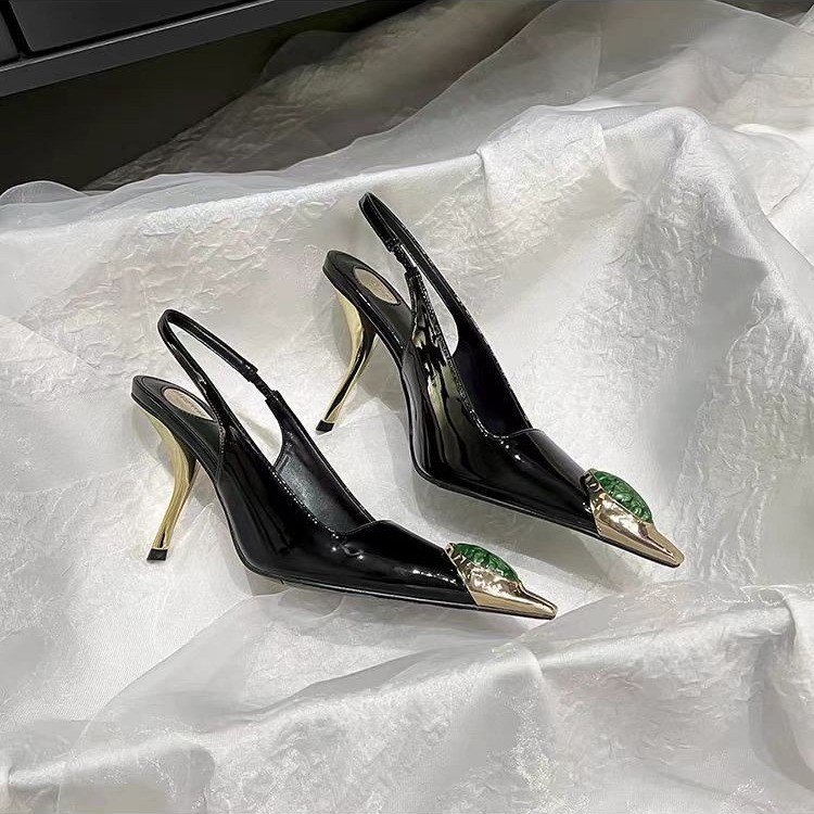 Star style Gemstone Metal Toe  - Casual Sandal Leather review and price